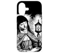 Carcasa para iPhone 17 Santa Clara de Asís Católica Italiana Santa Mujer Arte