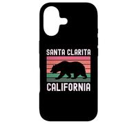 Carcasa para iPhone 17 Santa Clarita California Bear Retro 661 Río Santa Clara