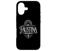 Carcasa para iPhone 17 Santa Faustina Reza por Nosotros Inspirador Católico