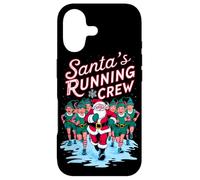 Carcasa para iPhone 17 Santa's Running Crew Christmas Runner Costume Marathon Team