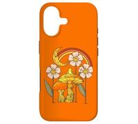 Carcasa para iPhone 17 Sapo de Rana con Flores, Luna Creciente y Arco Iris