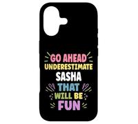 Carcasa para iPhone 17 Sasha Personalized Women's Gift Custom Sasha