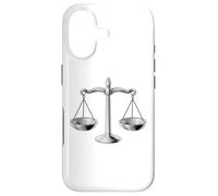 Carcasa para iPhone 17 Scales of Justice Libra Star Sign Legal Gift Abogado Juez