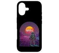 Carcasa para iPhone 17 Science Space NASA Astronauta Synthwave Retro 80s Nerd Geek