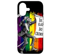 Carcasa para iPhone 17 ¡Sé Gay, Haz Crimen! | Rainbow Flag LGBTQ Meme