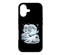 Carcasa para iPhone 17 Seal Moon - Sellos de Arpa Divertidos Amantes de Animales novedosos Sello Lindo