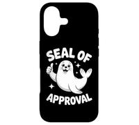 Carcasa para iPhone 17 Seal of Approval Pun Funny Seal