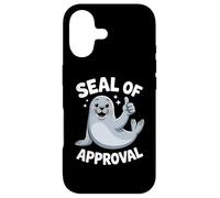 Carcasa para iPhone 17 Seal of Approval Pun Funny Seal