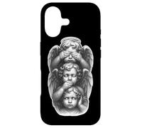 Carcasa para iPhone 17 See No Evil | Speak No Evil | Hear No Evil Angel Querubines