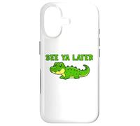 Carcasa para iPhone 17 See Ya Later Cocodrilo Lindo Diseño Verde Gator