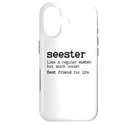 Carcasa para iPhone 17 Seester Definition Funny Sister Big Sister Best Friend Sis
