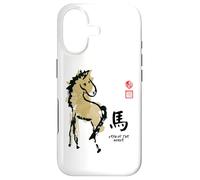 Carcasa para iPhone 17 Sello Pintura AÑO del Caballo Animal Chino Zodiaco