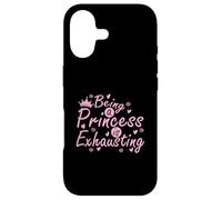 Carcasa para iPhone 17 Ser Princesa es agotador majestuosamente Cansado