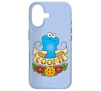 Carcasa para iPhone 17 Sesame Street Cookie Monster Cookie - Tatuaje de Galletas