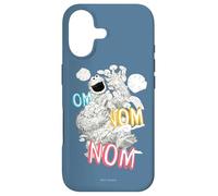 Carcasa para iPhone 17 Sesame Street Cookie Monster Om Nom Nom Nom