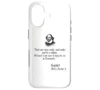Carcasa para iPhone 17 Shakespeare - Camiseta con Cita That One May Smile and Smile