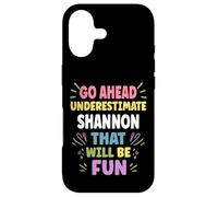Carcasa para iPhone 17 Shannon Personalized Women's Gift Custom Shannon