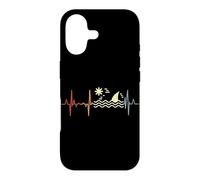 Carcasa para iPhone 17 Shark Heart Rate Vintage Heartbeat