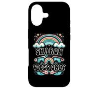 Carcasa para iPhone 17 Sharon Vibes Only Cute Retro Girls Sharon Name