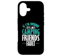 Carcasa para iPhone 17 Si Estoy Borracho Es mi Culpa de Camping Friends Vacaciones