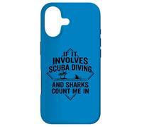 Carcasa para iPhone 17 Si implica Buceo y Tiburones Cuenta Conmigo | Shark Diving