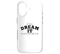 Carcasa para iPhone 17 Si lo sueñas, Puedes Hacerlo Cita Regalo Hombres Mujeres