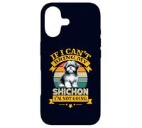 Carcasa para iPhone 17 Si no Puedo traer a mi Perro Shichon, no voy a ser Perro Retro