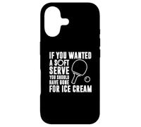 Carcasa para iPhone 17 Si querías una Camisa de Ping Pong Suave