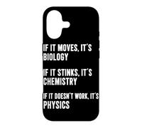 Carcasa para iPhone 17 Si se Mueve es biología si apesta es química física