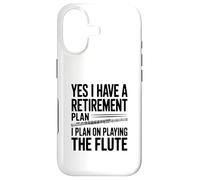 Carcasa para iPhone 17 Sí, Tengo un flautista Plan de jubilación