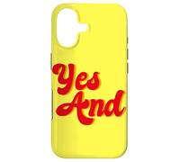 Carcasa para iPhone 17 Sí y improvisación Comediante improvisación Comedia Cotización Grupo