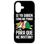 Carcasa para iPhone 17 Si Ya Saben como Me Pongo para Que Me Invitan Cerveza Mexicana