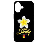 Carcasa para iPhone 17 Sicily Italy Tropical Flower Yellow Frangipani Aesthetic Art