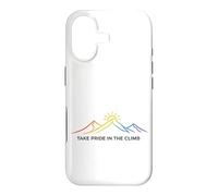 Carcasa para iPhone 17 Siéntete Orgulloso de la Escalada Rainbow Mountain Hiking