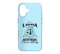 Carcasa para iPhone 17 Signo de astrología de Pesadilla Libra Zodiac I Can Be Your Worst Nightmare