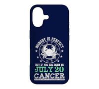 Carcasa para iPhone 17 Signo del Zodiaco Cáncer Julio 20 Horóscopo Astrología Cumpleaños