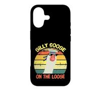 Carcasa para iPhone 17 Silly Goose On The Loose Funny Saying Vintage