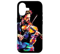 Carcasa para iPhone 17 Silueta de Violinista Música barroca