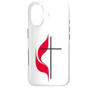 Carcasa para iPhone 17 Símbolo del Logotipo de la Cruz y la Llama de la Iglesia Metodista Unida