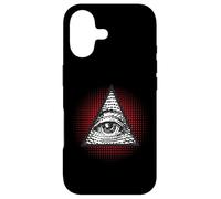Carcasa para iPhone 17 Símbolo Secreto Illuminati de la pirámide mística del Ojo Que Todo lo ve