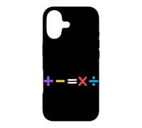 Carcasa para iPhone 17 Símbolos matemáticos más Menos álgebra Cálculo Número Estudiante