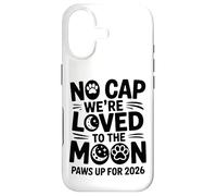 Carcasa para iPhone 17 Sin Mentiras, Amado hasta La Luna, Patas Arriba 2026, Arte