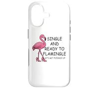 Carcasa para iPhone 17 Single and Ready to Flamingle Flamingo Let's Get Flocked Up