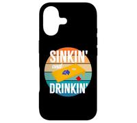 Carcasa para iPhone 17 Sinkin' and Drinkin Cornhole Sinking Drinking Funny Cornhole