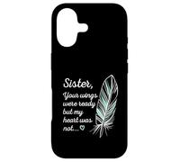 Carcasa para iPhone 17 Sister Wings were Ready by My Heart Not Memorial