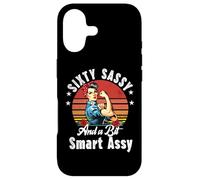 Carcasa para iPhone 17 Sixty Sassy and a bit Smart Assy 60th Birthday Women Mom