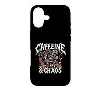 Carcasa para iPhone 17 Skeleton Nurse Caffeine & Chaos Night Shift