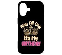 Carcasa para iPhone 17 Slay All Day It's My Birthday Celebration Queen Crown Design
