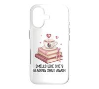 Carcasa para iPhone 17 Smells Like She's Reading Smut Again Spicy Book Coffee Smutt