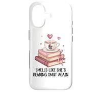 Carcasa para iPhone 17 Smells Like She's Reading Smut Again Spicy Books and Coffee